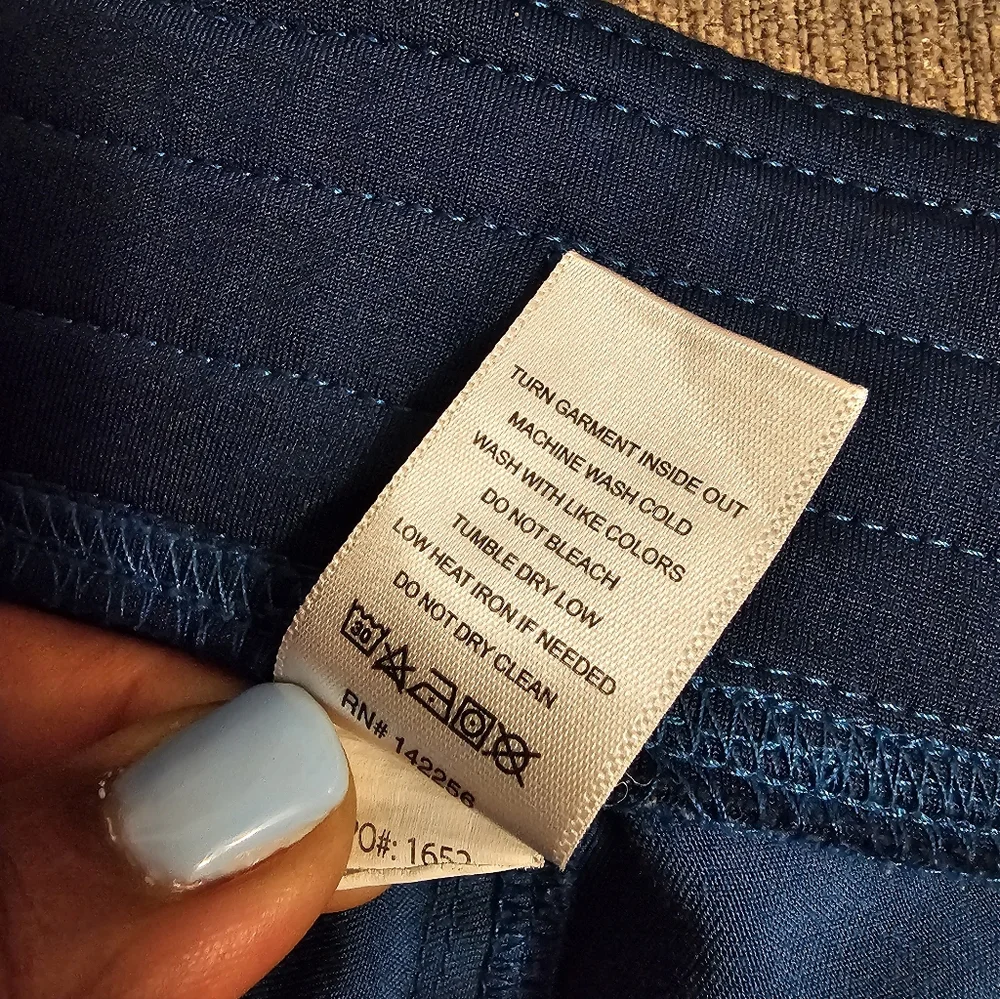 Figs Kade Cargo Blue Classic Straight Leg Scrub Pants Size XL Tall